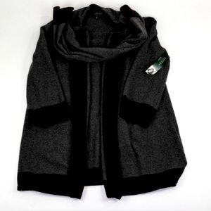 Wool & Cashmere Long Open Cardigan